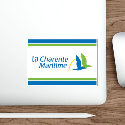 Flag of Charente Maritime France STICKER Vinyl Die-Cut Decal-The Sticker Space