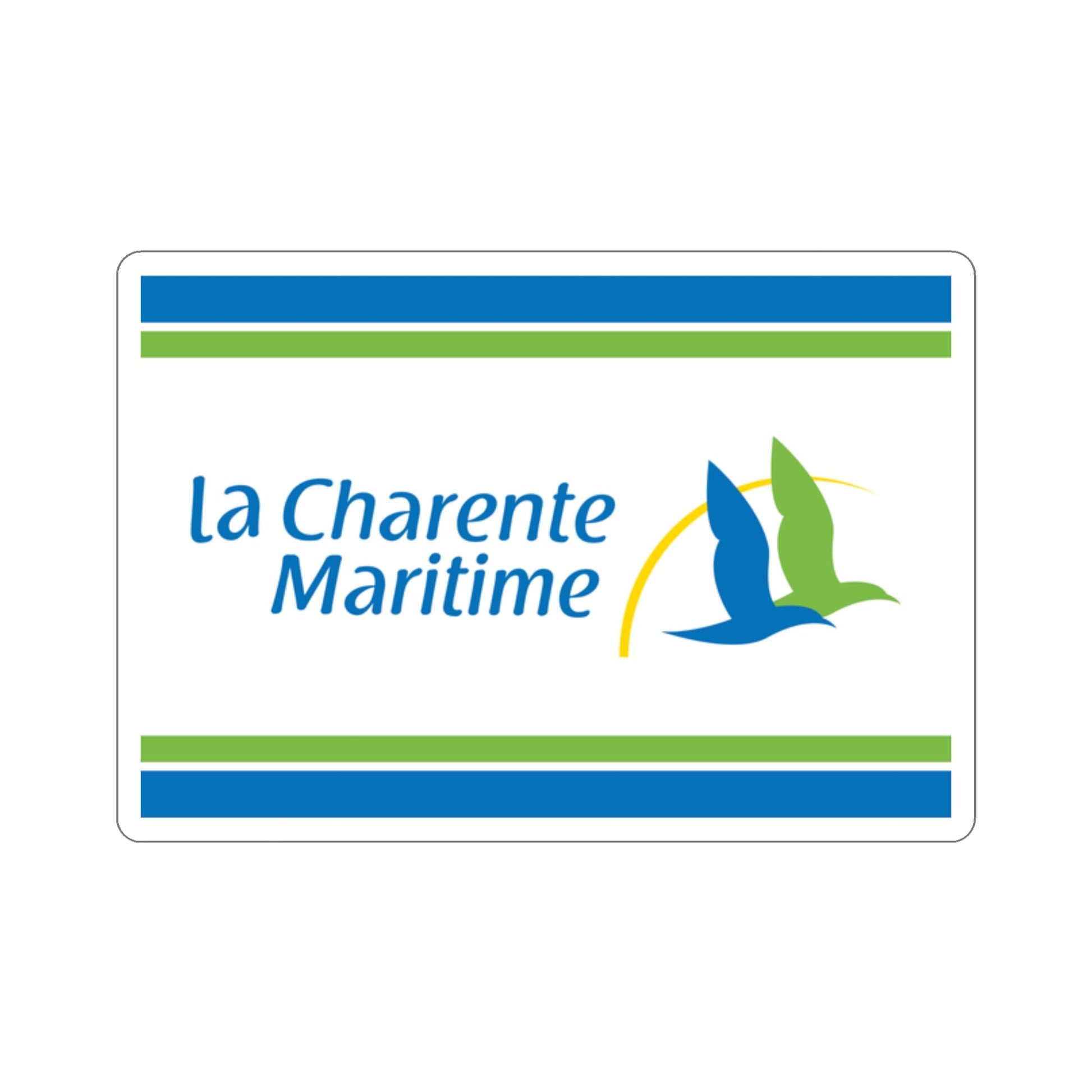 Flag of Charente Maritime France STICKER Vinyl Die-Cut Decal-2 Inch-The Sticker Space