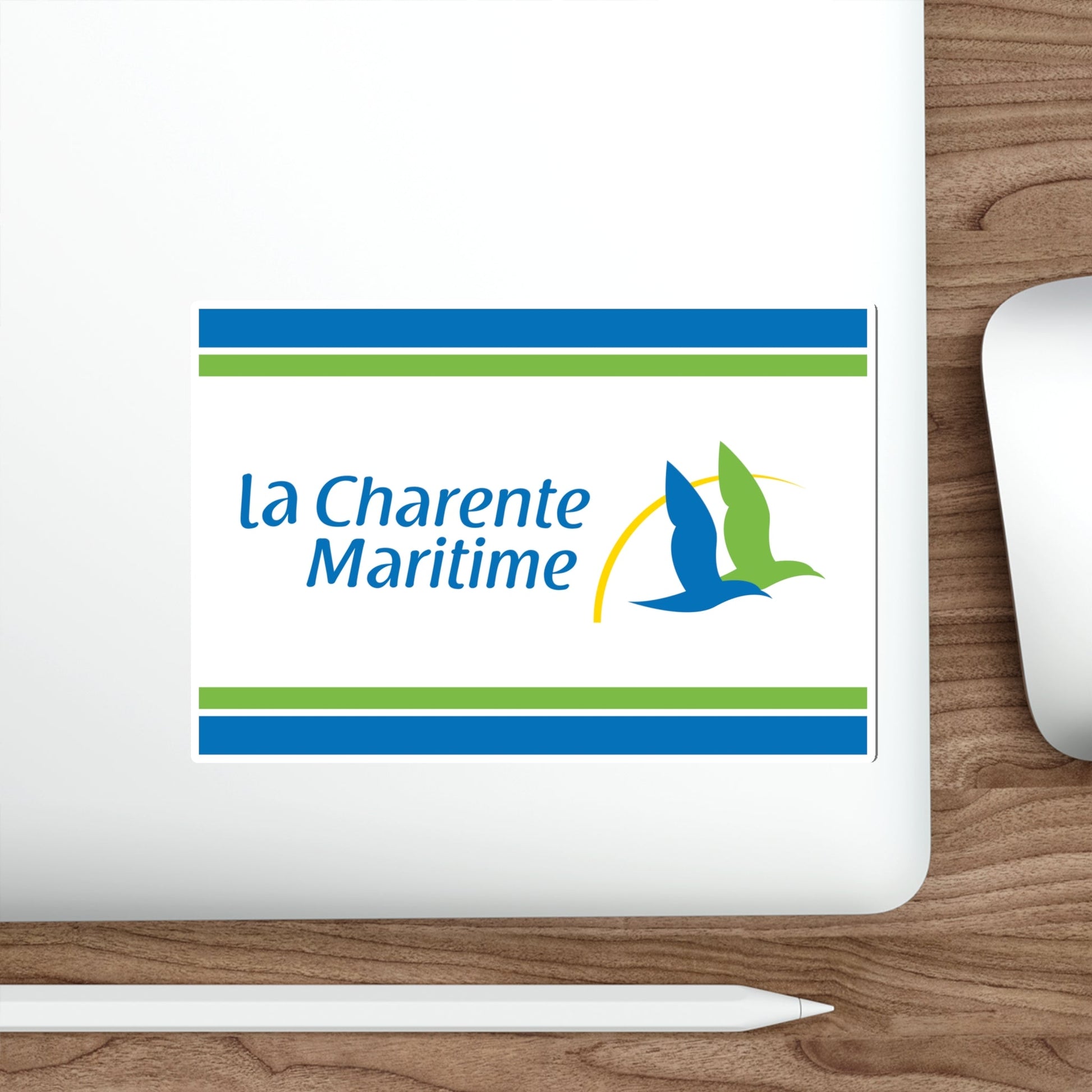 Flag of Charente Maritime France STICKER Vinyl Die-Cut Decal-The Sticker Space