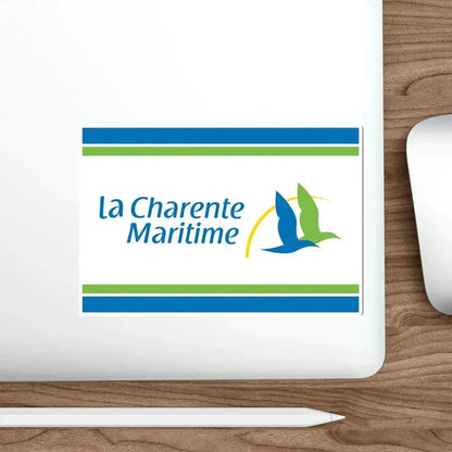 Flag of Charente Maritime France STICKER Vinyl Die-Cut Decal - The Sticker Space