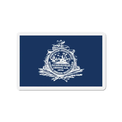 Flag of Charleston South Carolina - Refrigerator Magnet 2 Inch - The Sticker Space
