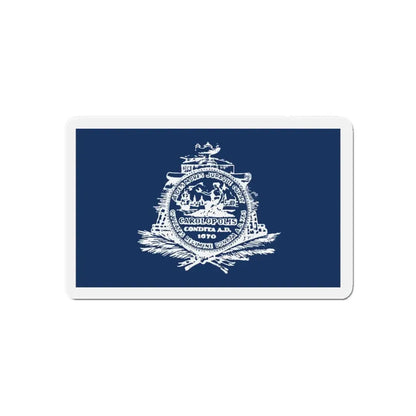 Flag of Charleston South Carolina - Refrigerator Magnet 5 Inch - The Sticker Space