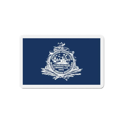 Flag of Charleston South Carolina - Refrigerator Magnet 6 Inch - The Sticker Space