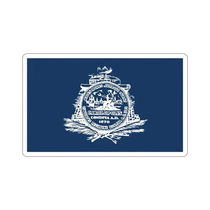 Flag of Charleston South Carolina USA STICKER Vinyl Die-Cut Decal 3 Inch - The Sticker Space
