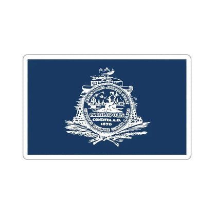 Flag of Charleston South Carolina USA STICKER Vinyl Die-Cut Decal 4 Inch - The Sticker Space