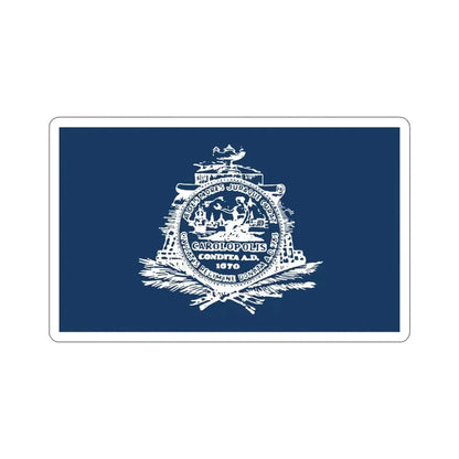Flag of Charleston South Carolina USA STICKER Vinyl Die-Cut Decal 5 Inch - The Sticker Space