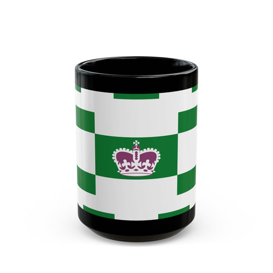 Flag of Charlottetown Canada - Black Coffee Mug-15oz-The Sticker Space