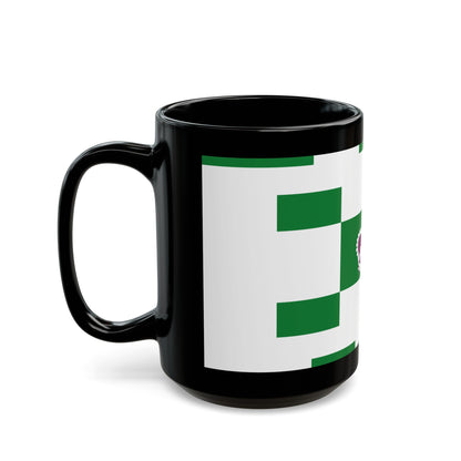 Flag of Charlottetown Canada - Black Coffee Mug-The Sticker Space