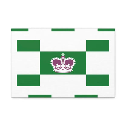 Flag of Charlottetown Canada - Canvas Wall Art 18″ x 12″ 1.25" - The Sticker Space