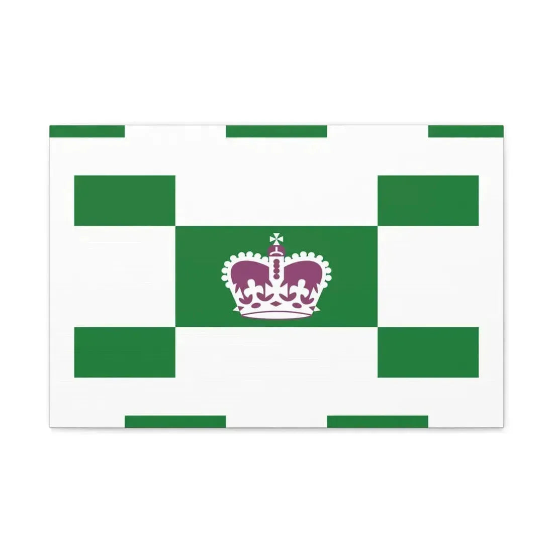 Flag of Charlottetown Canada - Canvas Wall Art 24″ x 16″ 1.25" - The Sticker Space