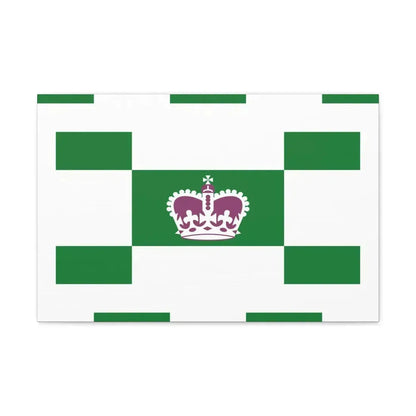 Flag of Charlottetown Canada - Canvas Wall Art 24″ x 16″ 1.25" - The Sticker Space