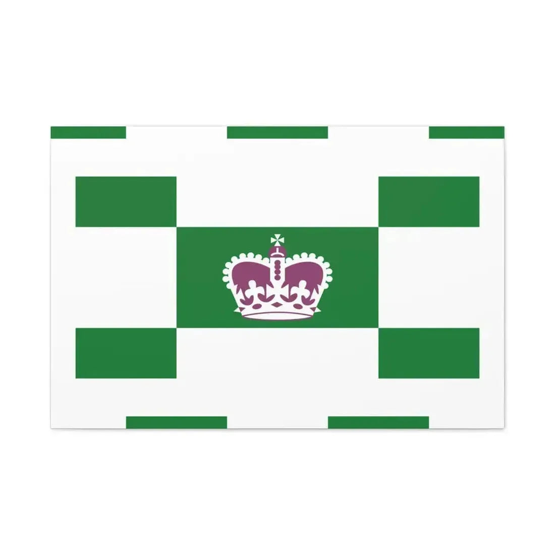 Flag of Charlottetown Canada - Canvas Wall Art 36" x 24" 1.25" - The Sticker Space