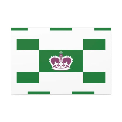 Flag of Charlottetown Canada - Canvas Wall Art 36" x 24" 1.25" - The Sticker Space