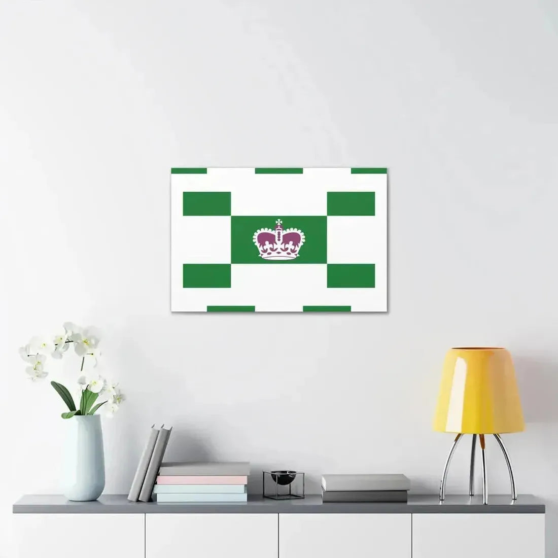 Flag of Charlottetown Canada - Canvas Wall Art - The Sticker Space