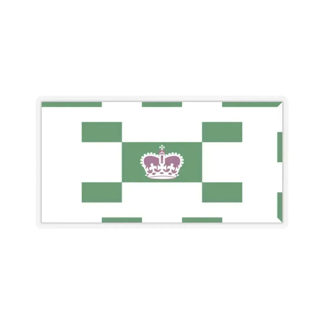 Flag of Charlottetown Canada - STICKER Vinyl Kiss-Cut Decal 2 Inch Transparent - The Sticker Space