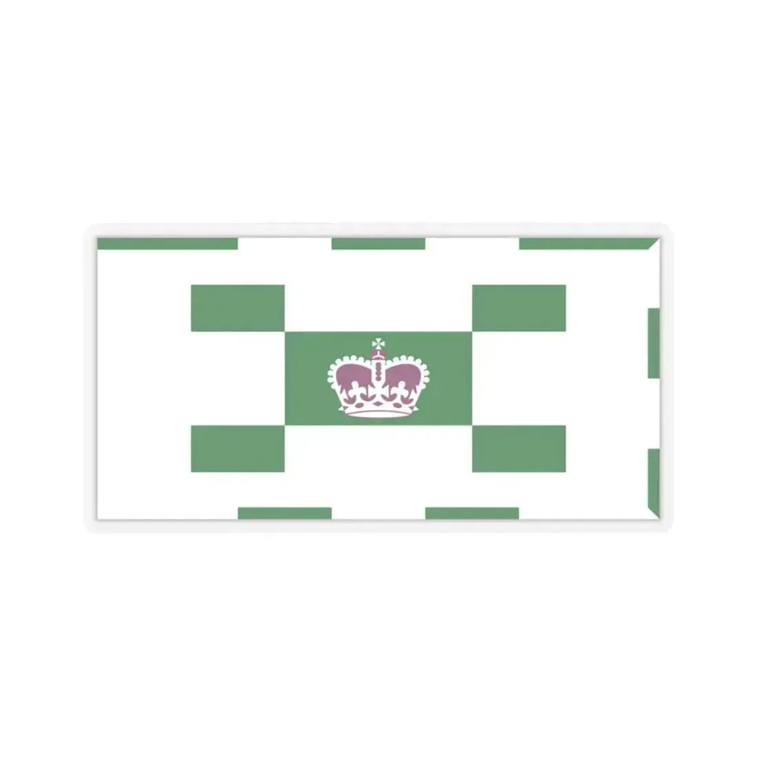 Flag of Charlottetown Canada - STICKER Vinyl Kiss-Cut Decal 3 Inch Transparent - The Sticker Space