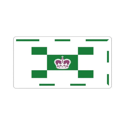 Flag of Charlottetown (Canada) STICKER Vinyl Kiss-Cut Decal 3 Inch White - The Sticker Space