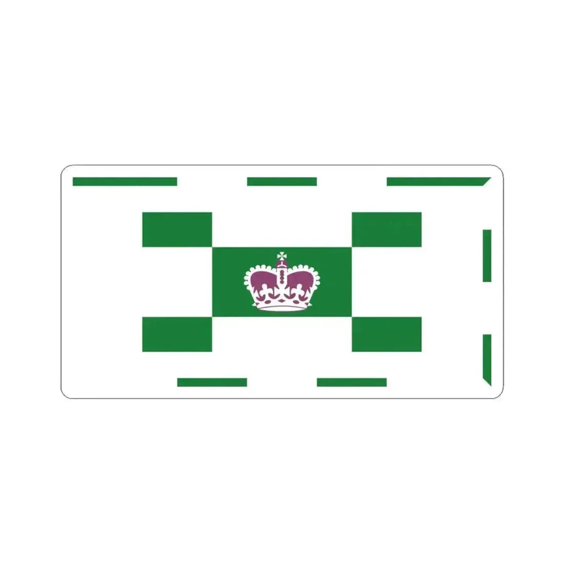 Flag of Charlottetown (Canada) STICKER Vinyl Kiss-Cut Decal 6 Inch White - The Sticker Space