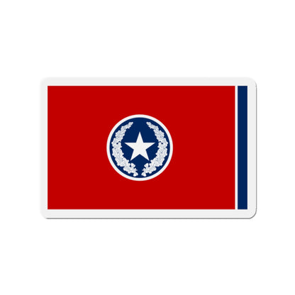 Flag of Chattanooga Tennessee 1923–2012 - Die-Cut Magnet-2" x 2"-The Sticker Space