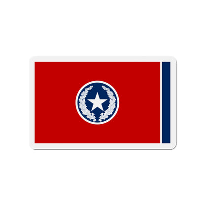 Flag of Chattanooga Tennessee 1923–2012 - Die-Cut Magnet-3" x 3"-The Sticker Space