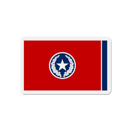 Flag of Chattanooga Tennessee 1923–2012 - Die-Cut Magnet-5" x 5"-The Sticker Space