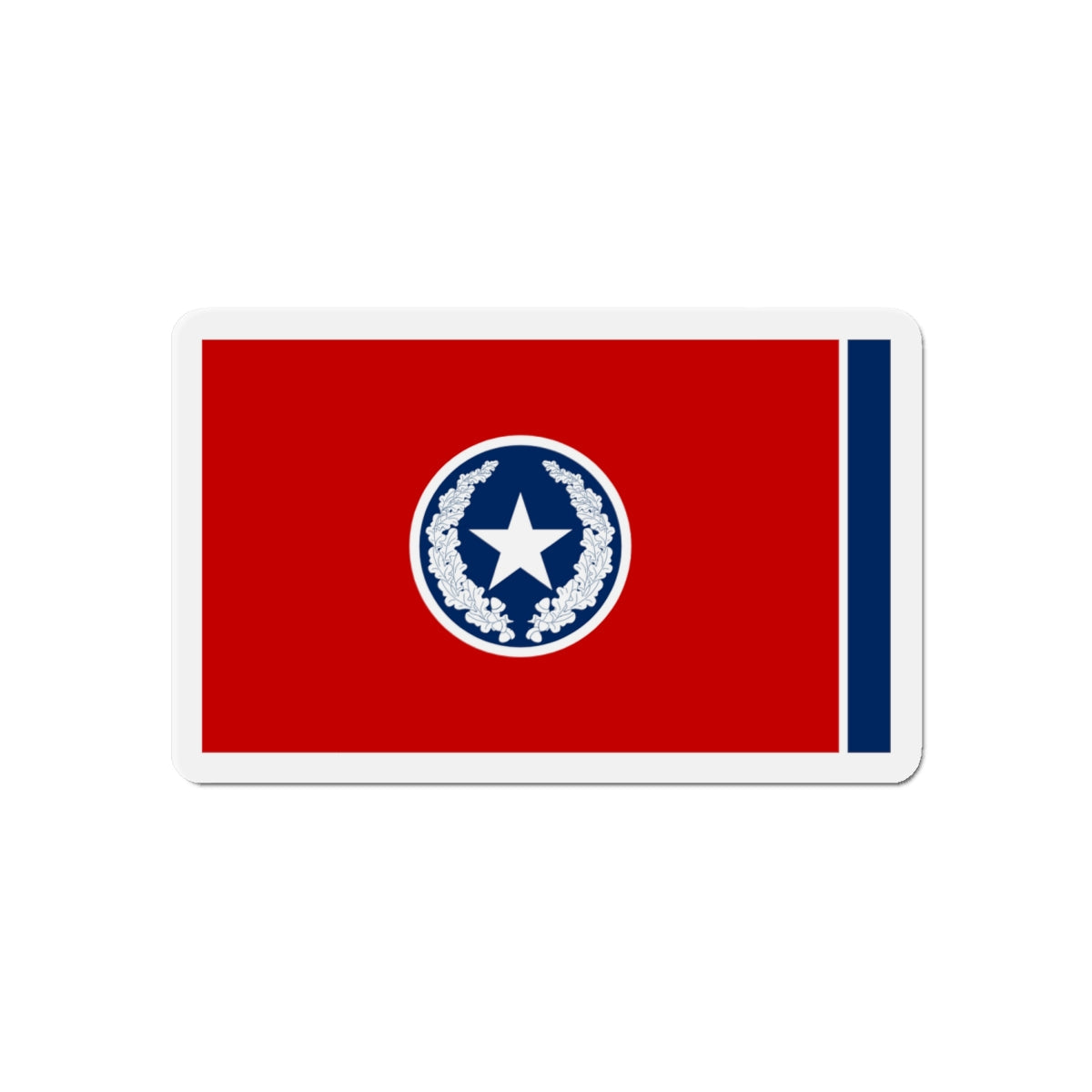 Flag of Chattanooga Tennessee 1923–2012 - Die-Cut Magnet-6 × 6"-The Sticker Space