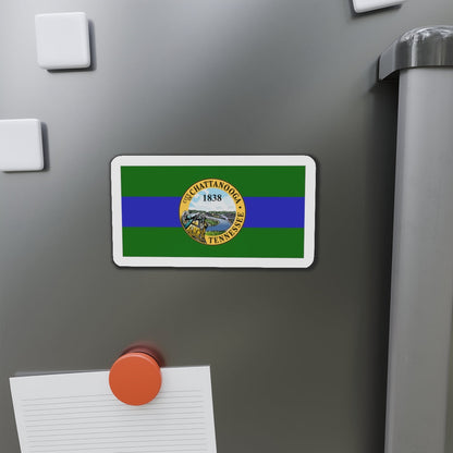 Flag of Chattanooga Tennessee - Die-Cut Magnet-The Sticker Space