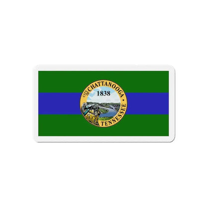 Flag of Chattanooga Tennessee - Refrigerator Magnet 6 Inch - The Sticker Space