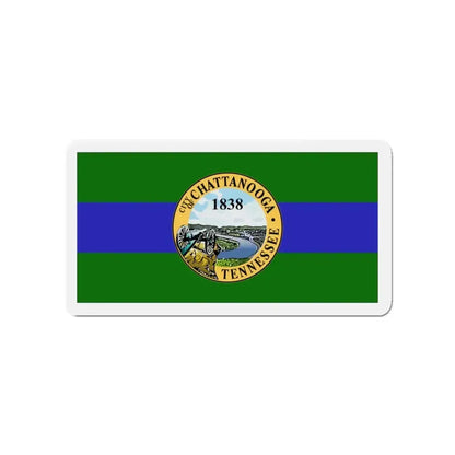Flag of Chattanooga Tennessee - Refrigerator Magnet - The Sticker Space