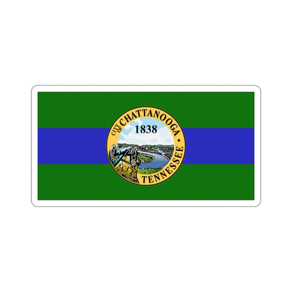 Flag of Chattanooga Tennessee USA STICKER Vinyl Die-Cut Decal-3 Inch-The Sticker Space