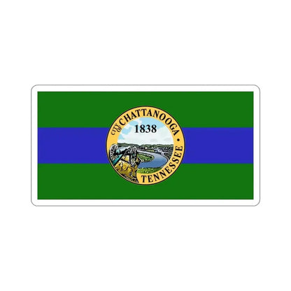 Flag of Chattanooga Tennessee USA STICKER Vinyl Die-Cut Decal - The Sticker Space