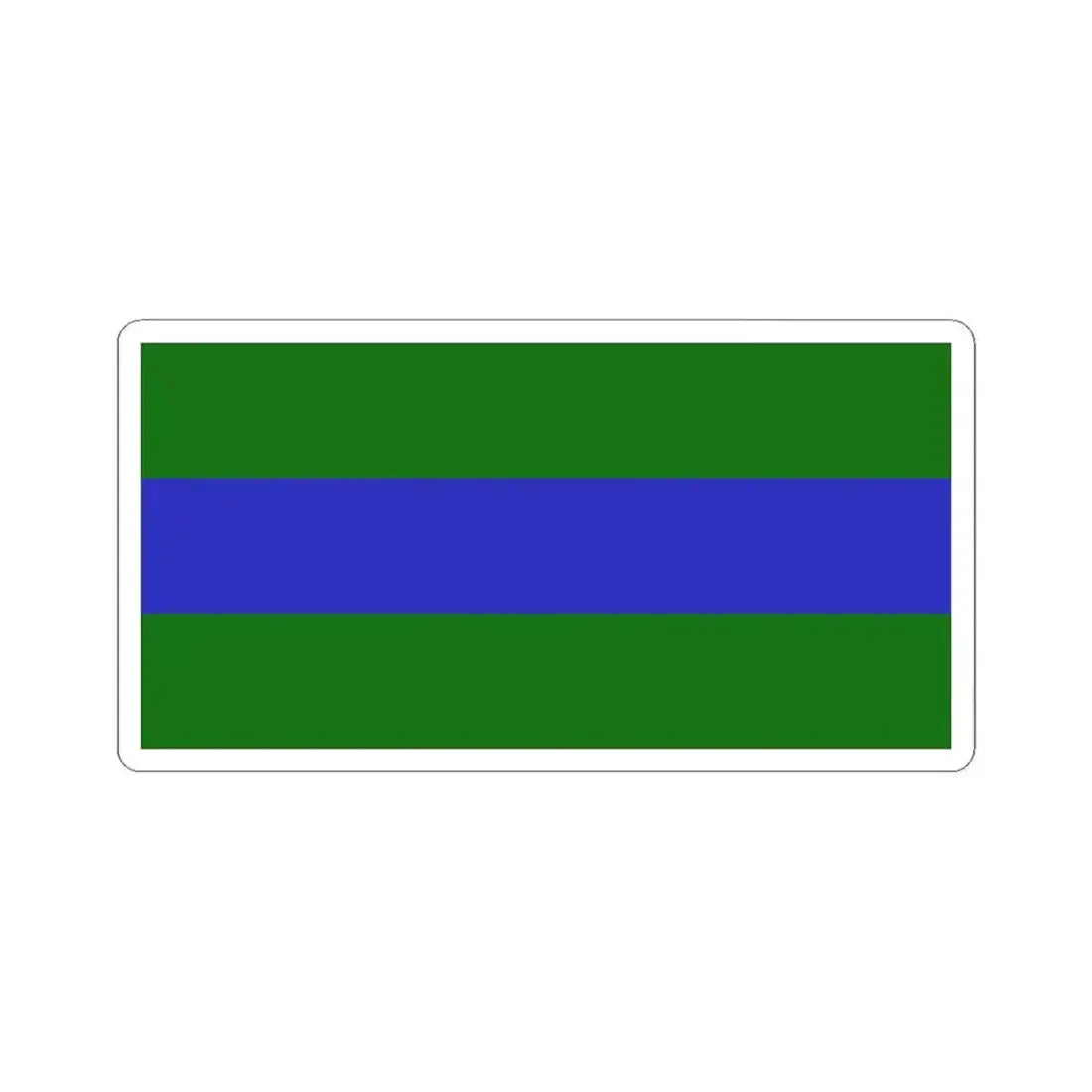 Flag of Chattanooga Tennessee without seal (United States) STICKER Vinyl Kiss-Cut Decal 3 Inch White - The Sticker Space