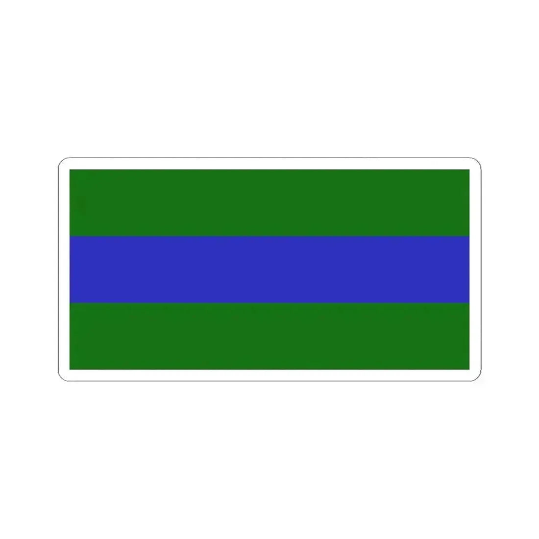 Flag of Chattanooga Tennessee without seal (United States) STICKER Vinyl Kiss-Cut Decal 4 Inch White - The Sticker Space