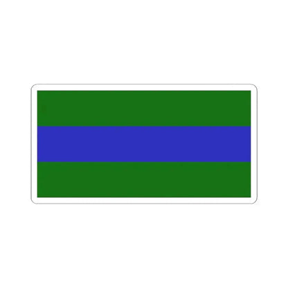 Flag of Chattanooga Tennessee without seal (United States) STICKER Vinyl Kiss-Cut Decal 4 Inch White - The Sticker Space