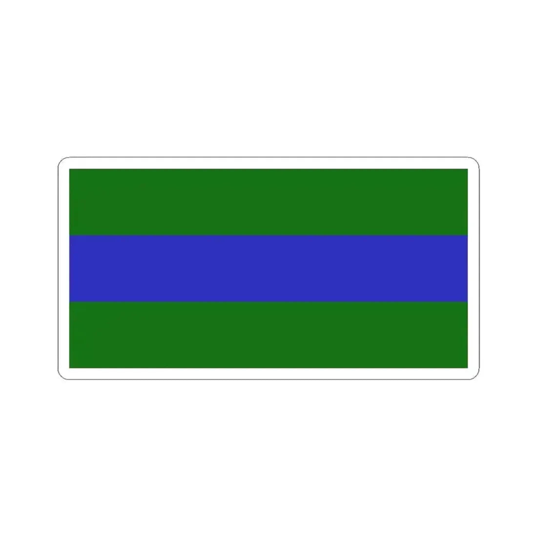 Flag of Chattanooga Tennessee without seal (United States) STICKER Vinyl Kiss-Cut Decal 6 Inch White - The Sticker Space