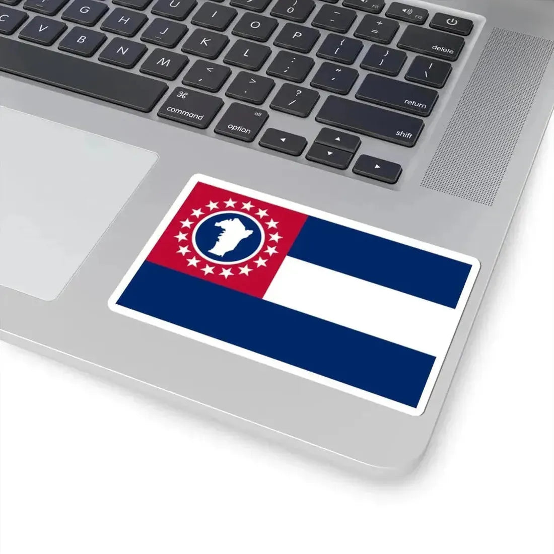 Flag of Cheatham County Tennessee (United States) STICKER Vinyl Kiss-Cut Decal - The Sticker Space