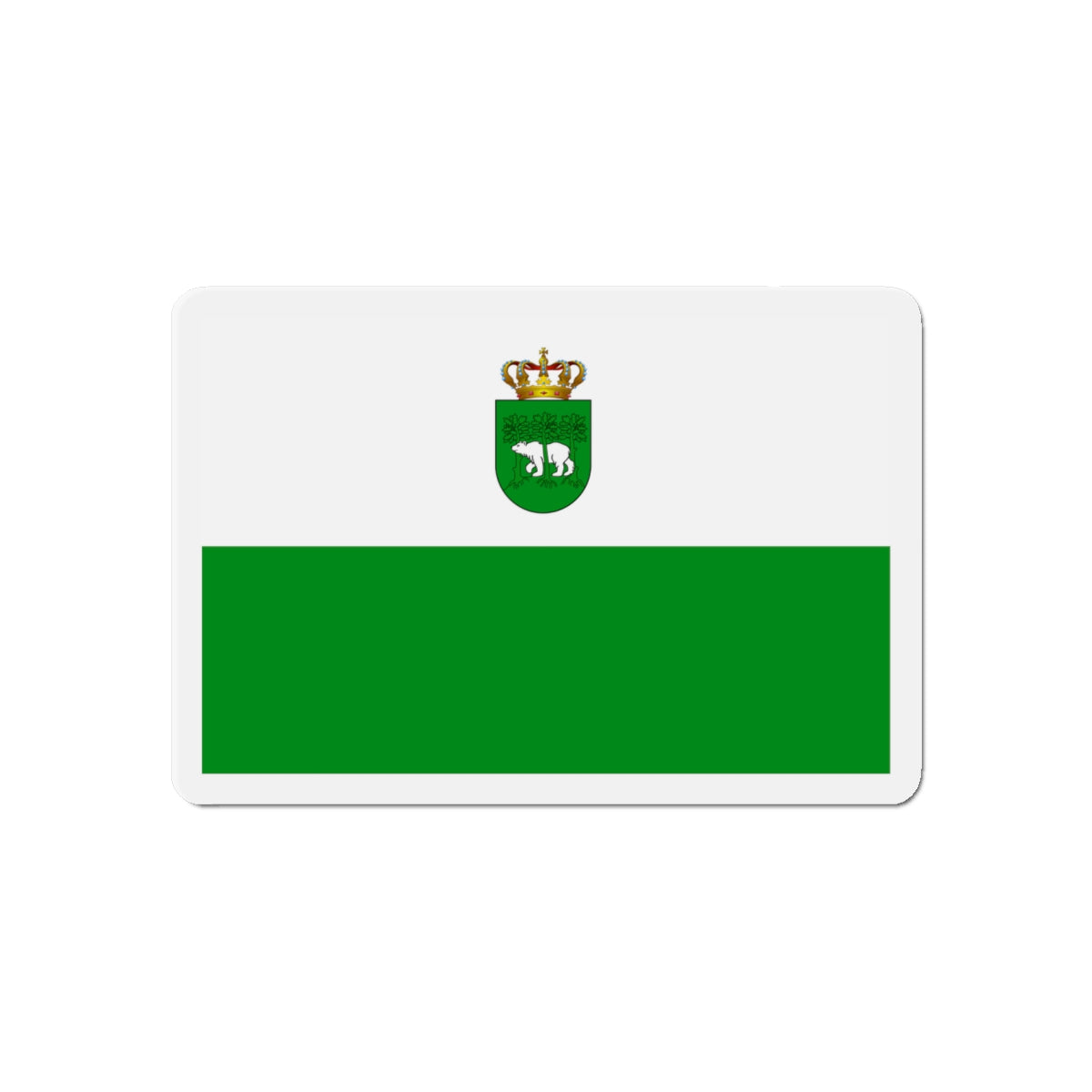 Flag of Chełm Poland - Die-Cut Magnet-6 × 6"-The Sticker Space