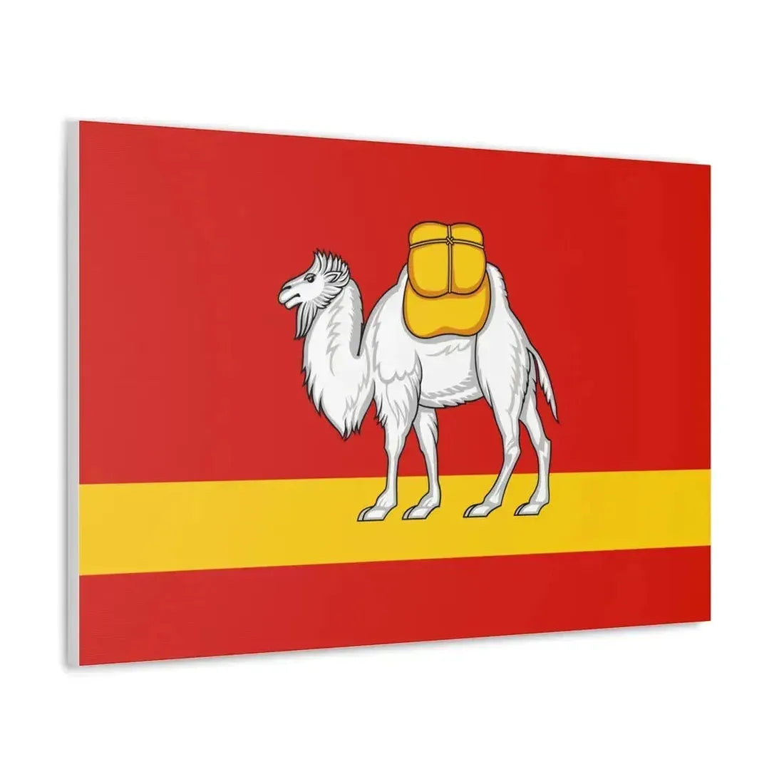 Flag of Chelyabinsk Oblast Russia - Canvas Wall Art - The Sticker Space