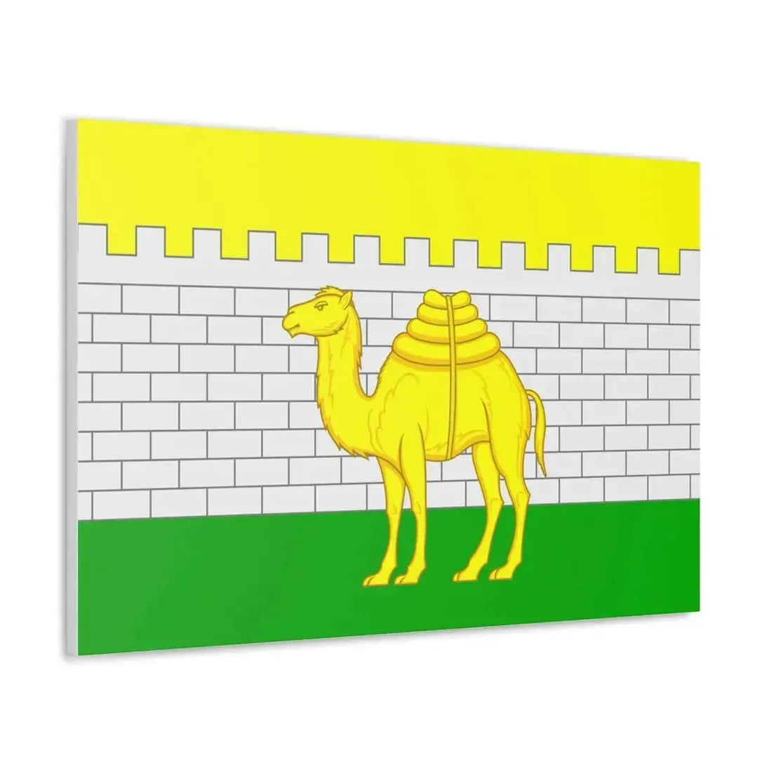 Flag of Chelyabinsk Russia - Canvas Wall Art - The Sticker Space