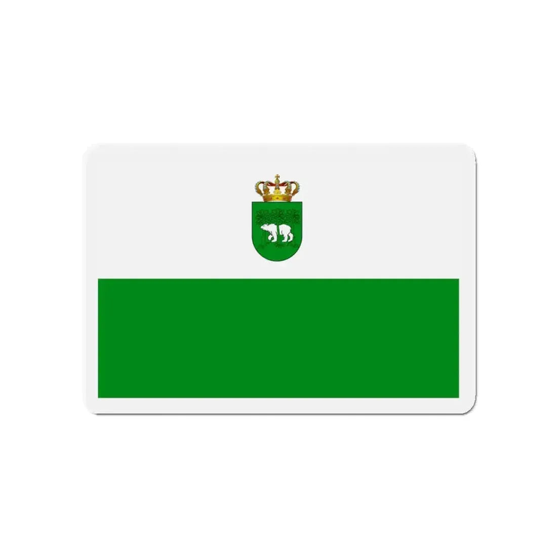 Flag of Chełm Poland - Refrigerator Magnet 4 Inch - The Sticker Space