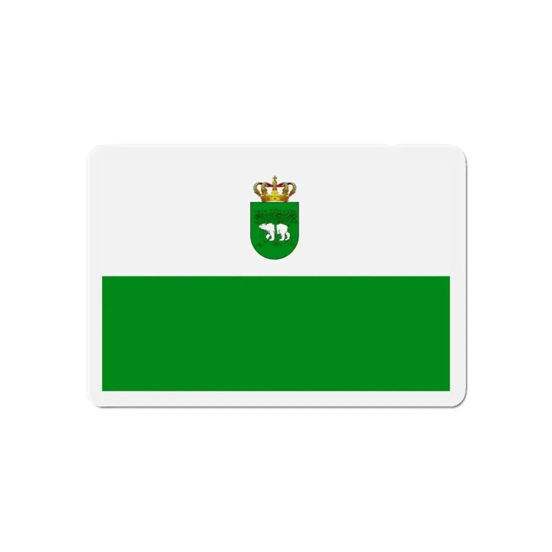 Flag of Chełm Poland - Refrigerator Magnet 6 Inch - The Sticker Space