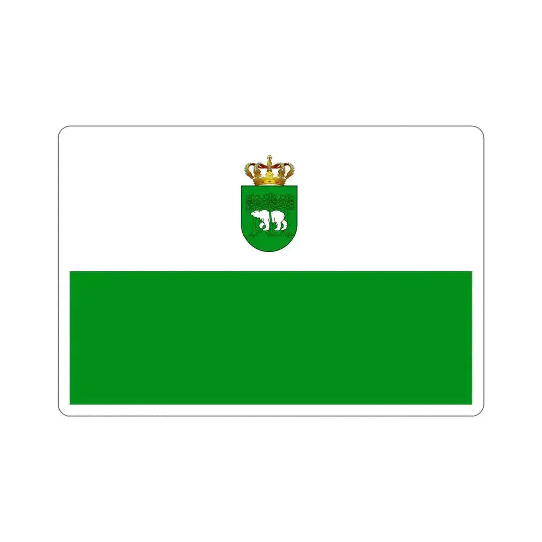 Flag of Chełm Poland STICKER Vinyl Die-Cut Decal 5 Inch - The Sticker Space