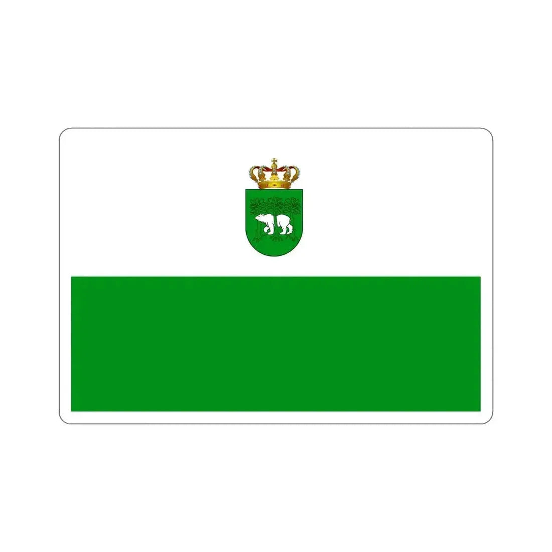 Flag of Chełm Poland STICKER Vinyl Die-Cut Decal 6 Inch - The Sticker Space