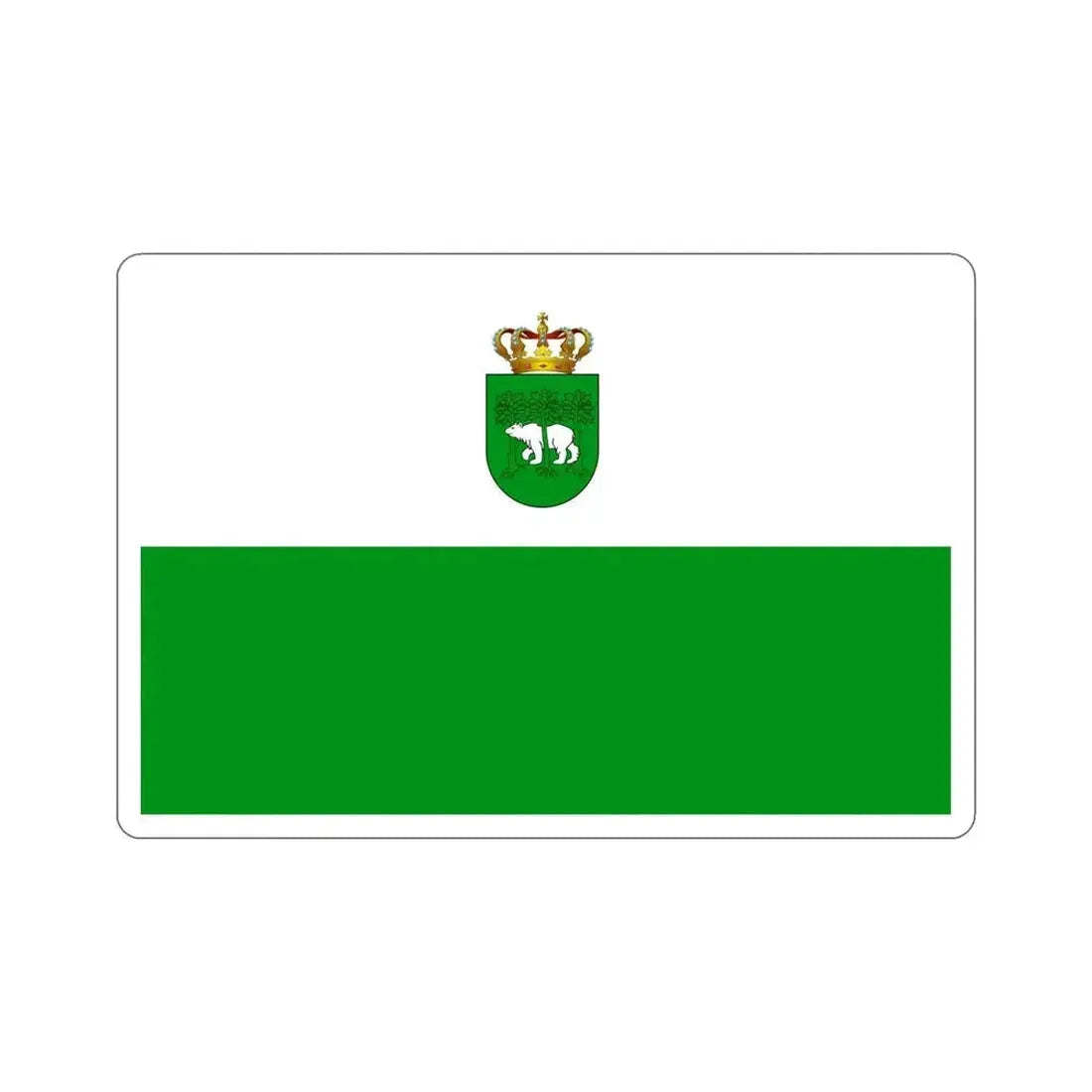 Flag of Chełm Poland STICKER Vinyl Die-Cut Decal - The Sticker Space