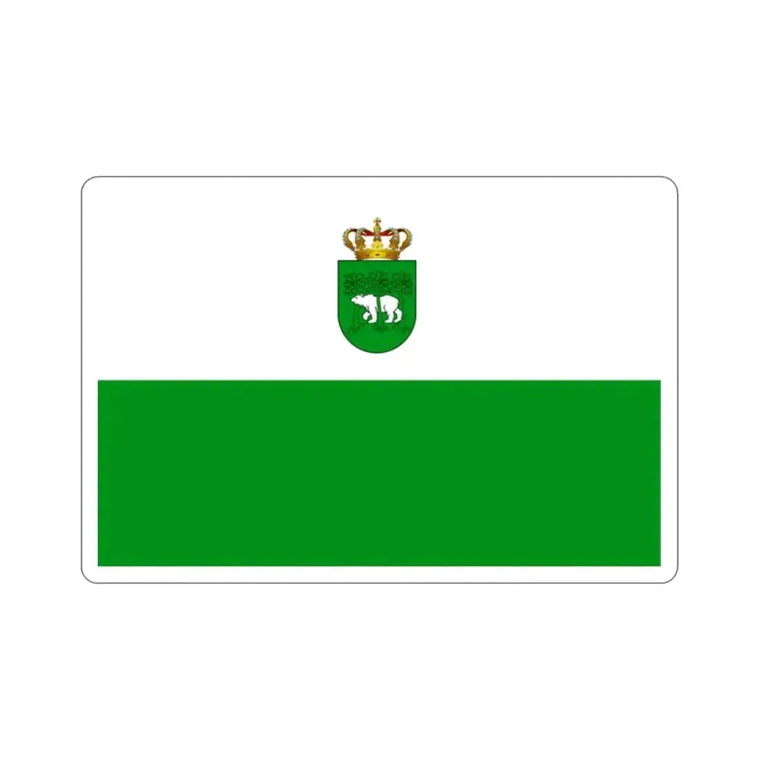 Flag of Chełm Poland STICKER Vinyl Die-Cut Decal - The Sticker Space