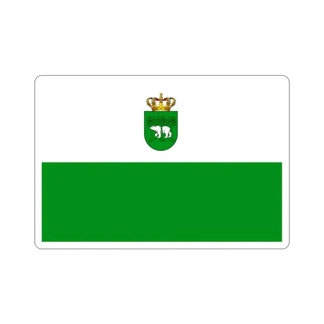 Flag of Chełm Poland STICKER Vinyl Die-Cut Decal - The Sticker Space