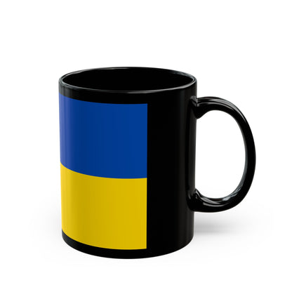 Flag of Chemnitz Germany - Black Coffee Mug-The Sticker Space