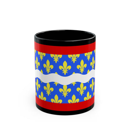 Flag of Cher France - Black Coffee Mug-11oz-The Sticker Space