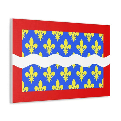 Flag of Cher France - Canvas Wall Art - The Sticker Space