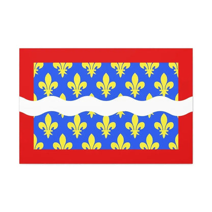 Flag of Cher France - Canvas Wall Art - The Sticker Space